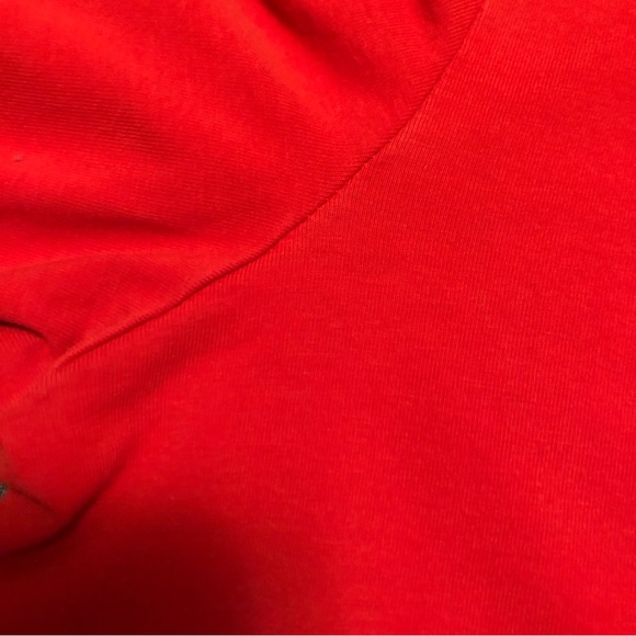 BALMAIN PARIS T-shirt Red Size Small? Wool And Silk! - Picture 7 of 8